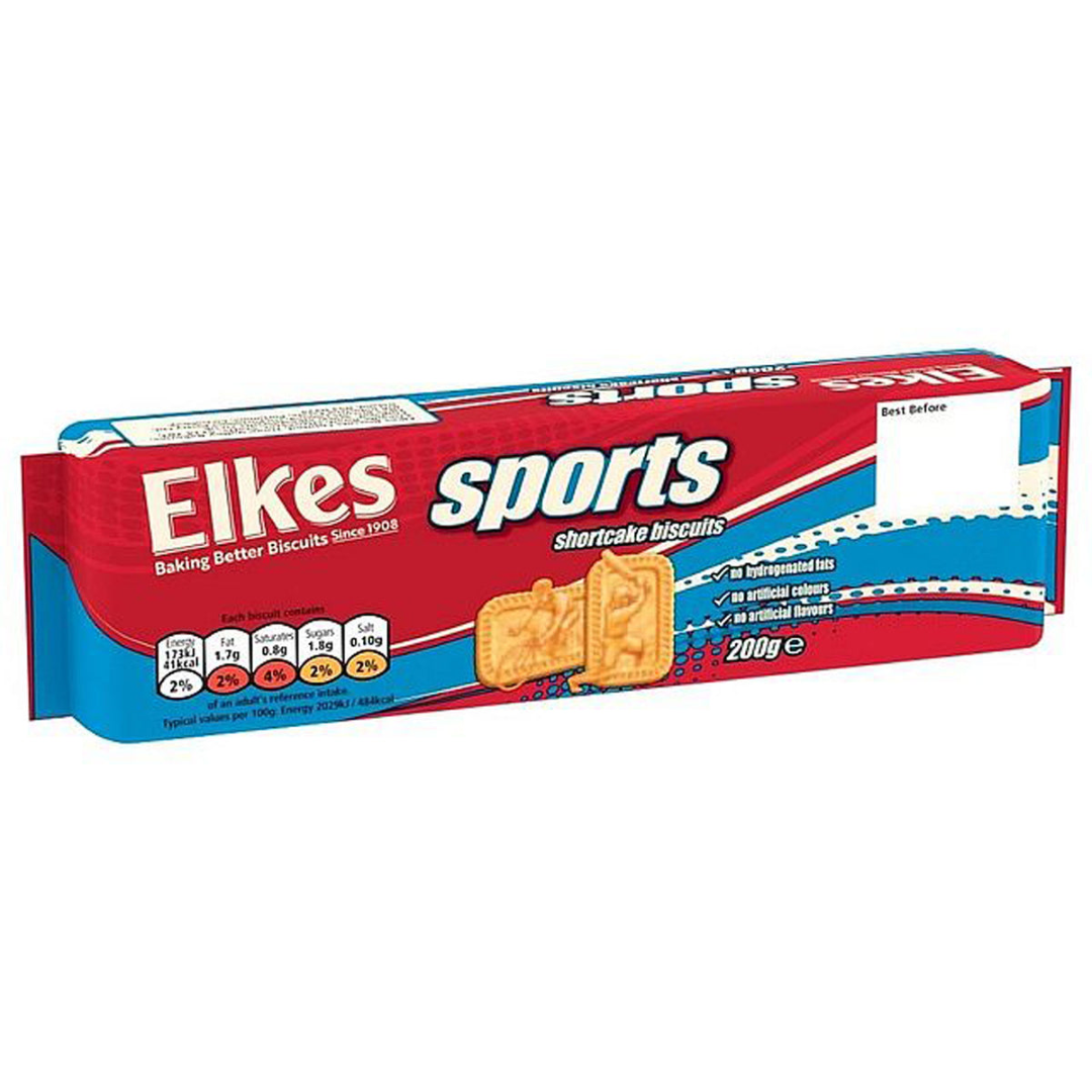 ELKES SPORTS SHORTCAKE BISCUITS 200G